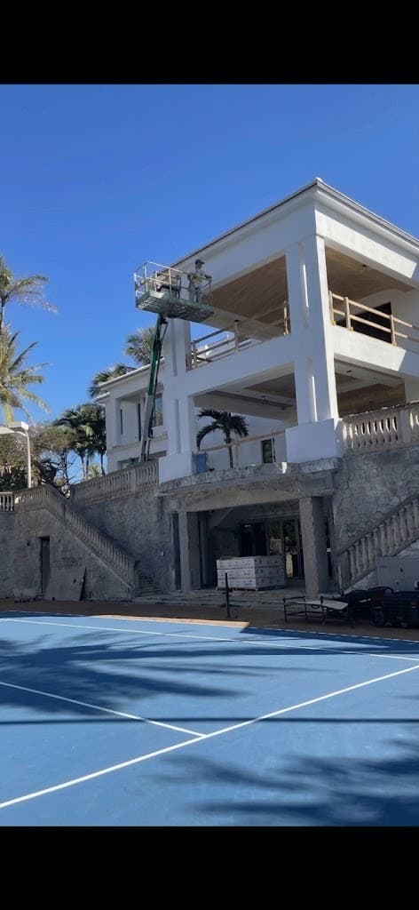 Exterior balcony repaint