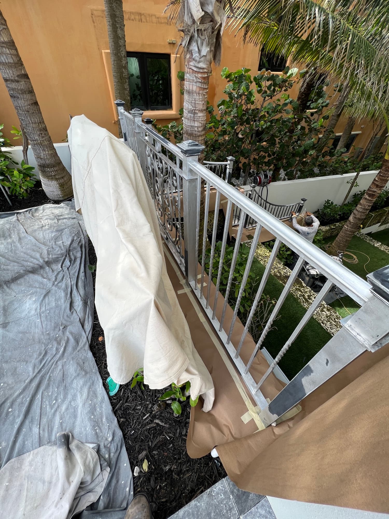 Railing prep