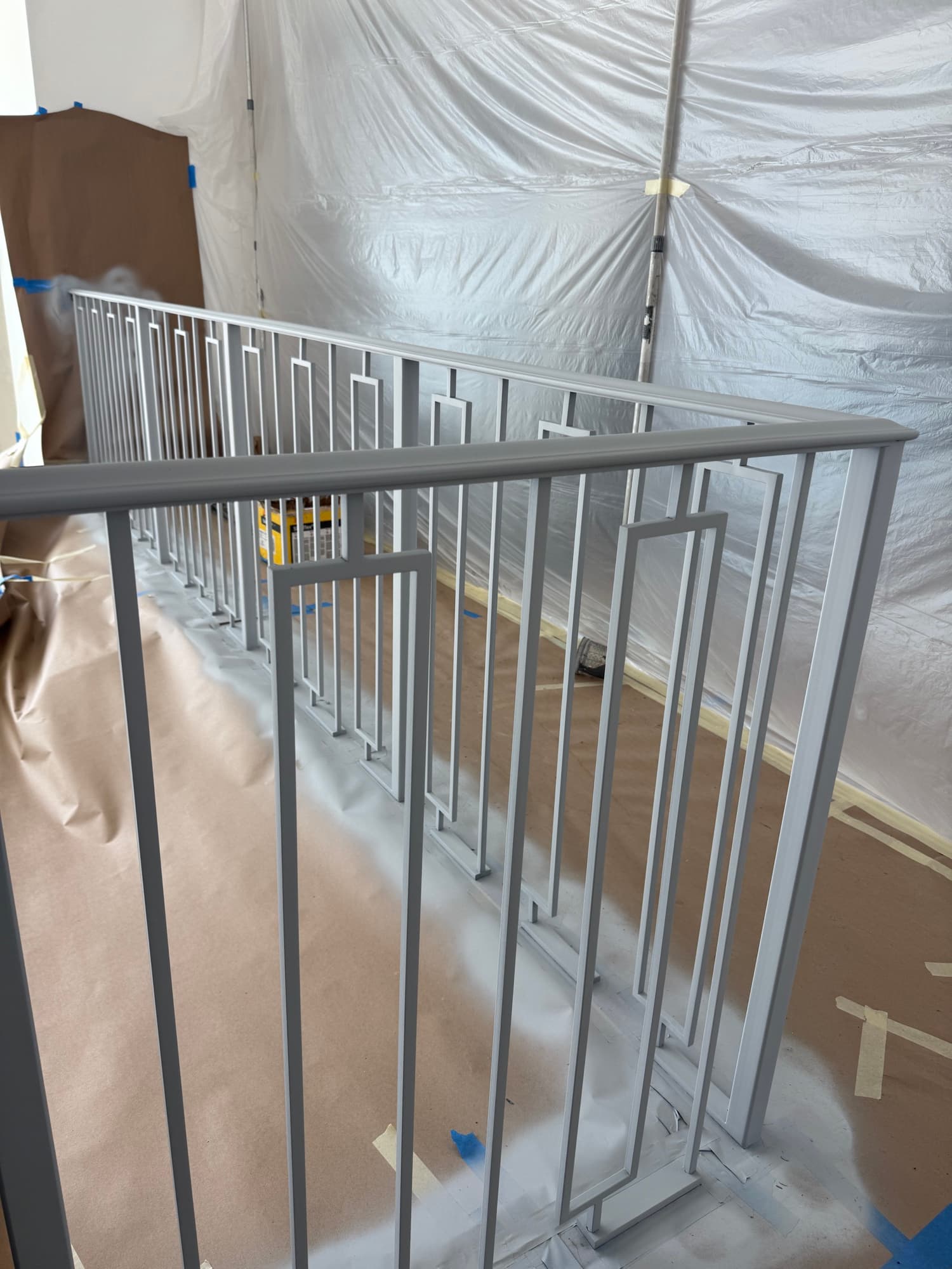 Interior railing refinish