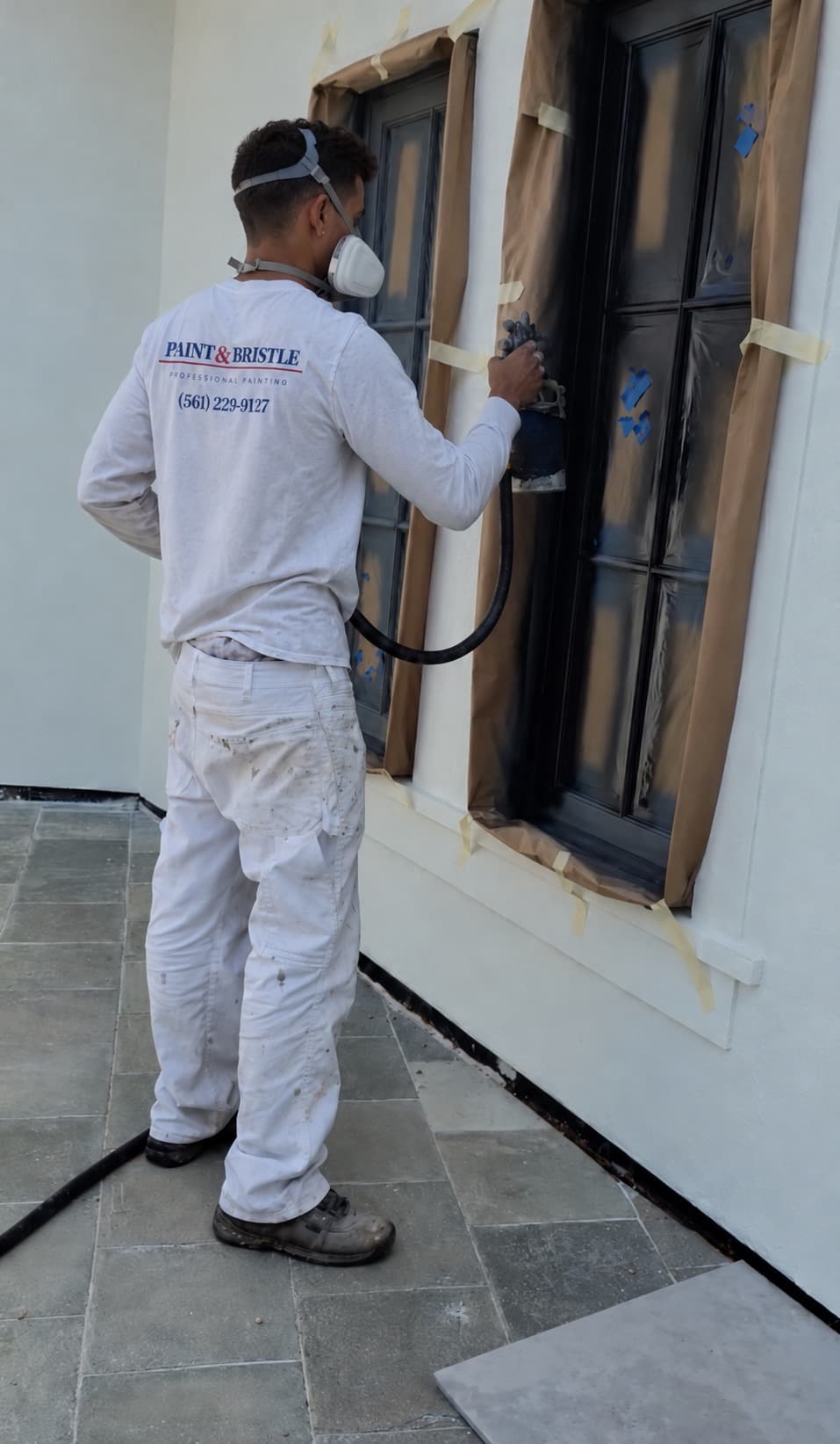 Window & trim spray